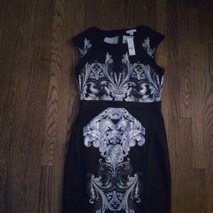 New York and Company black and white dress
